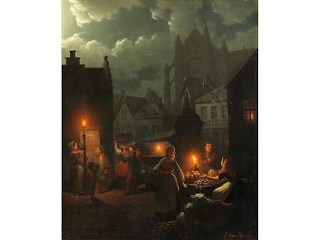 Petrus van Schendel, 1806 Terheijden/ Brabant – 1870 Brüssel, zug.